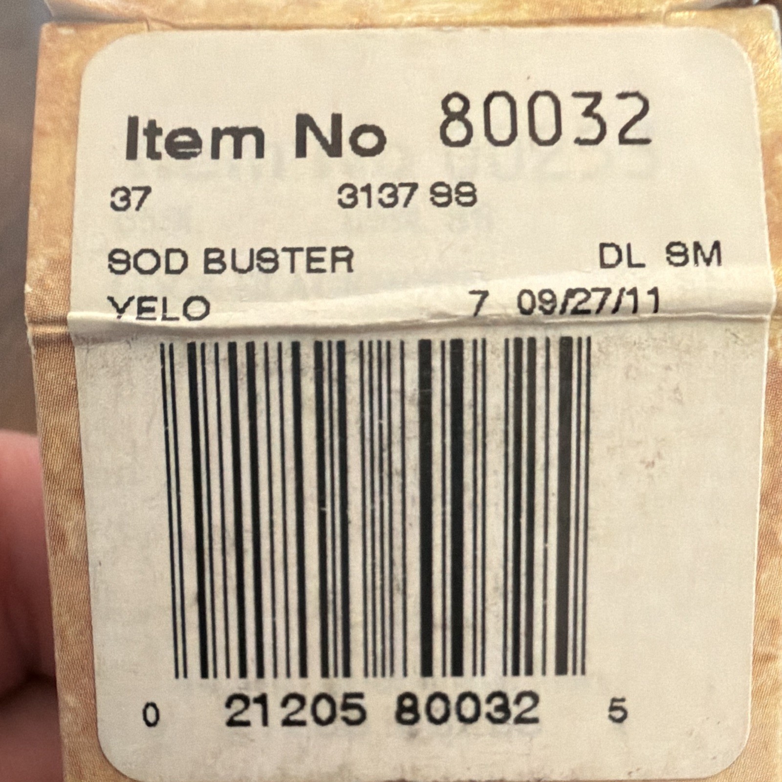 Case XX Sod Buster 80032 Yellow 1 Blade SS Slipjoint Under 2.75in