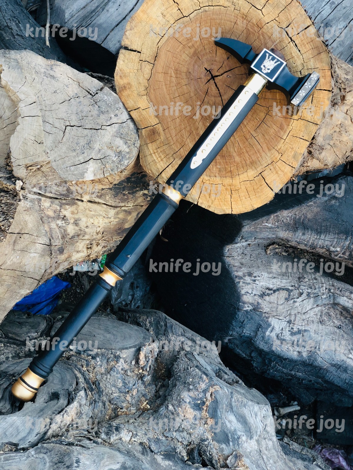 Handmade Viking War Hammer 32″ | High Carbon Steel Medieval Gift for Him