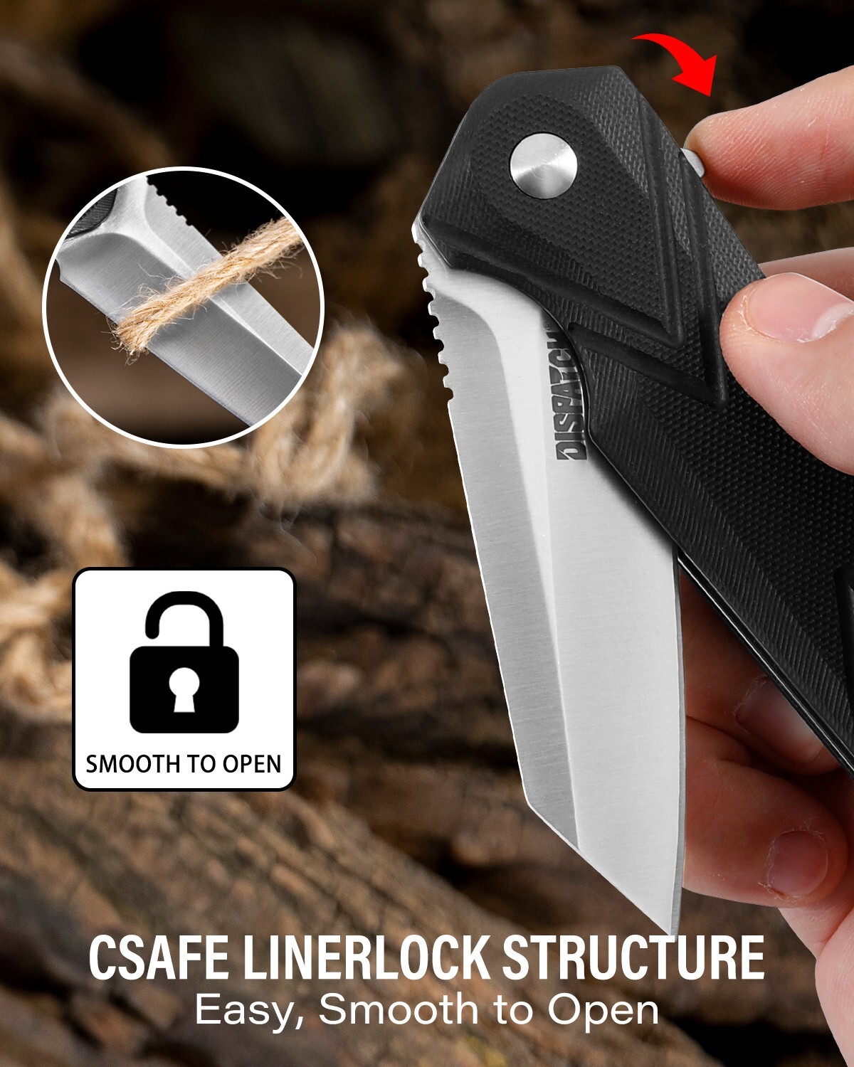 Folding Knives Edc Folding Pocket Knife Black Assisted Opening Folding Knife ED