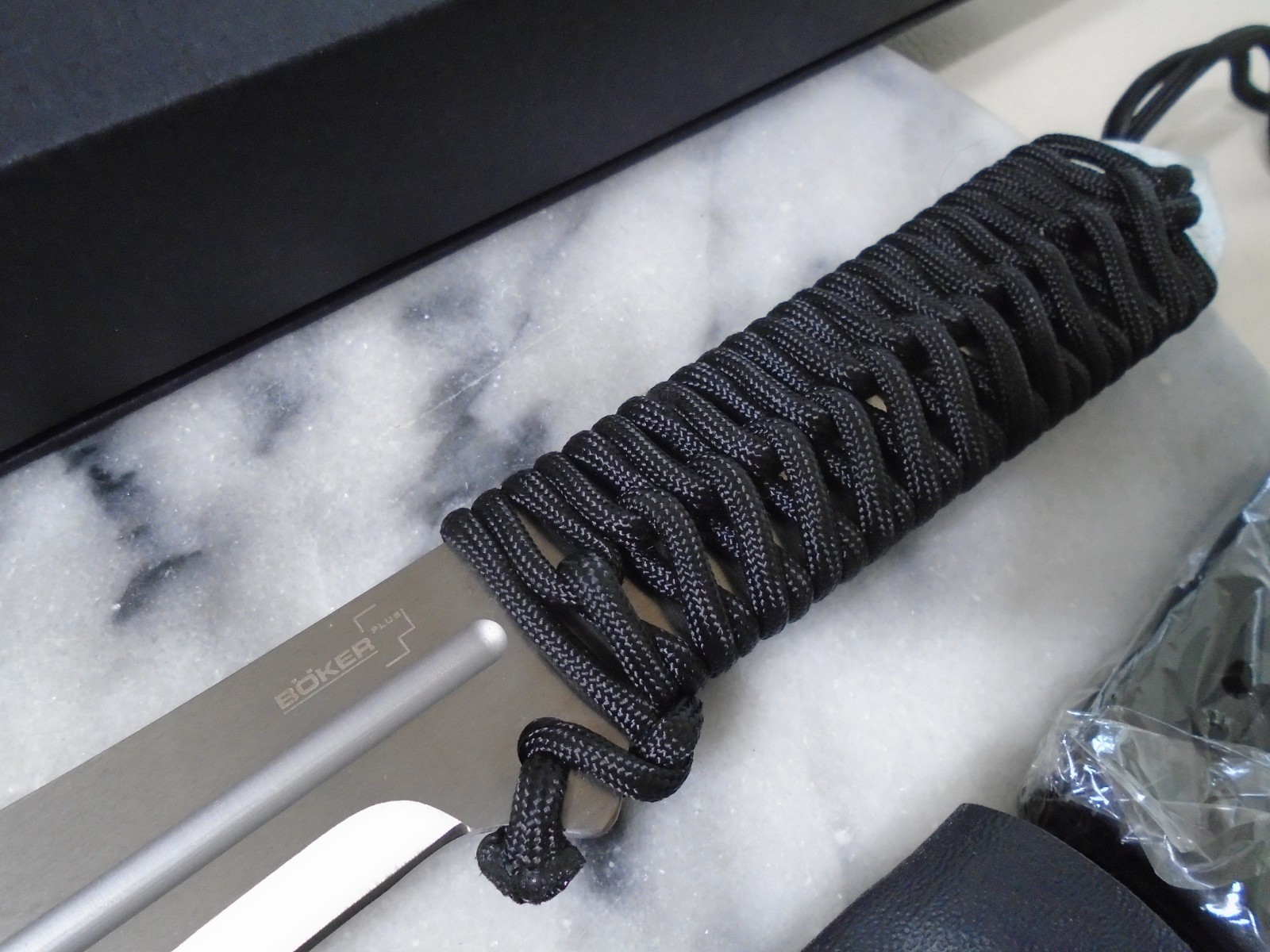 Boker Plus Bailiff Throwing Bowie Fixed Blade Knife Full Tang John Bailey Kydex