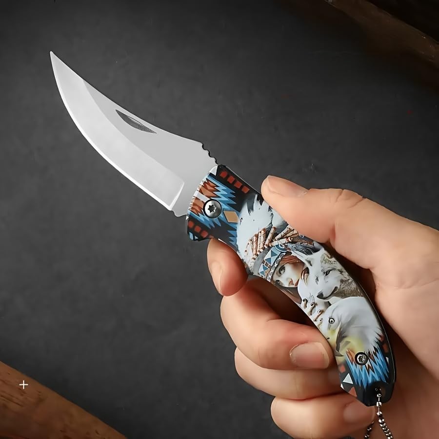 2026 Collector’s edition folding knives,Native American art motifs,4-piece set