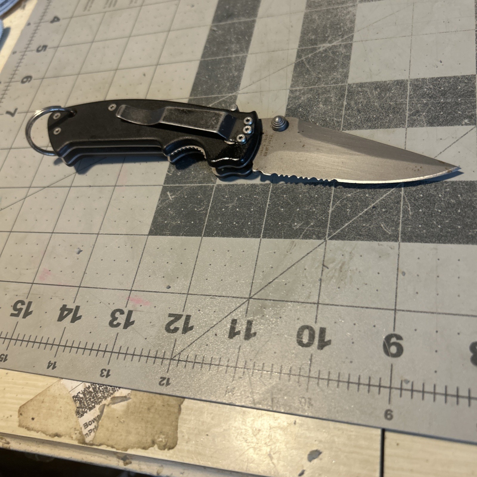 CRKT 6782 Crawford Kasper Combo Blade Liner-Lock Folding Pocket Knife