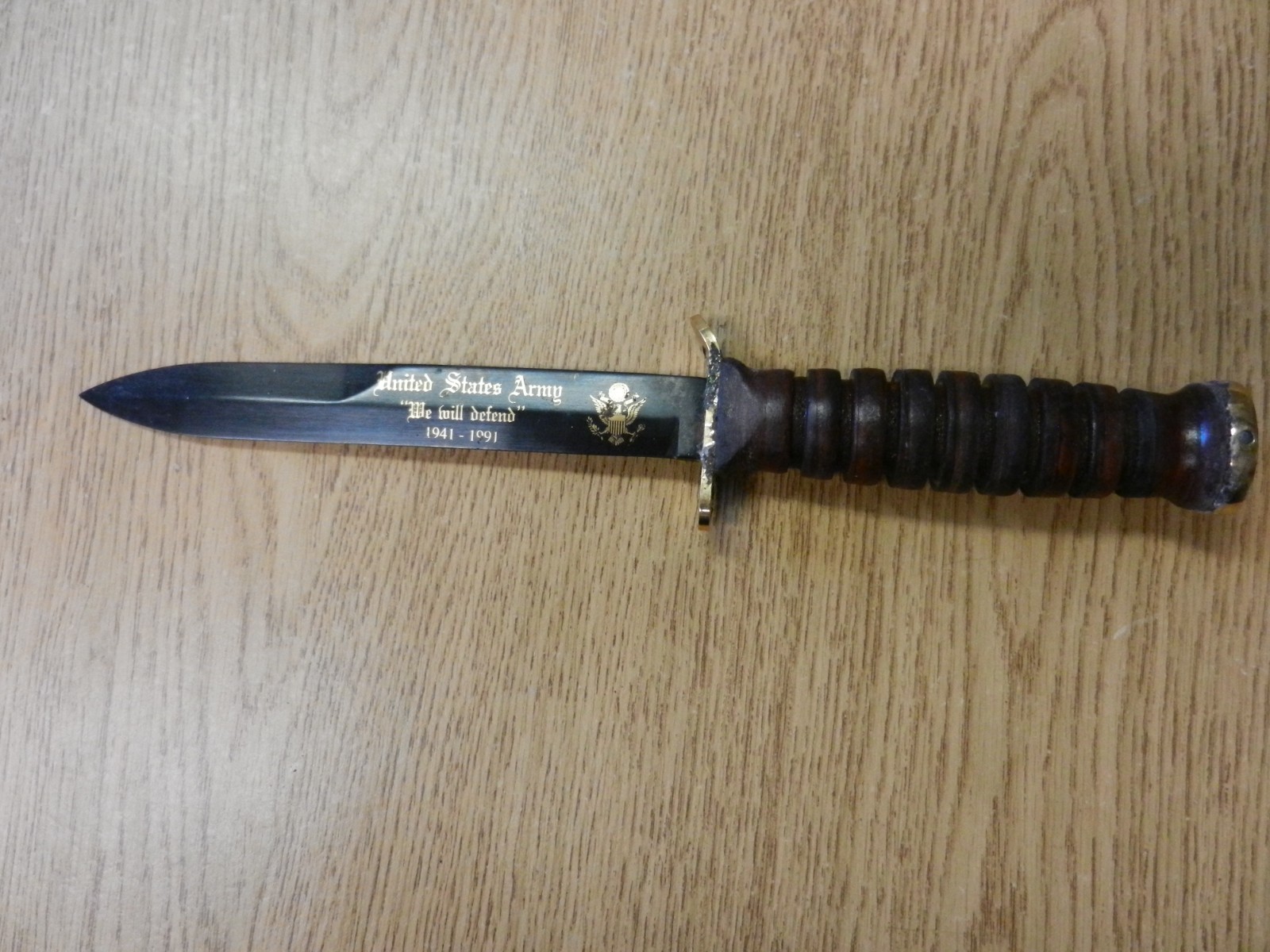 Camillus United States Army » We Will Defend » 1941-1991 Commorative M3 Knife
