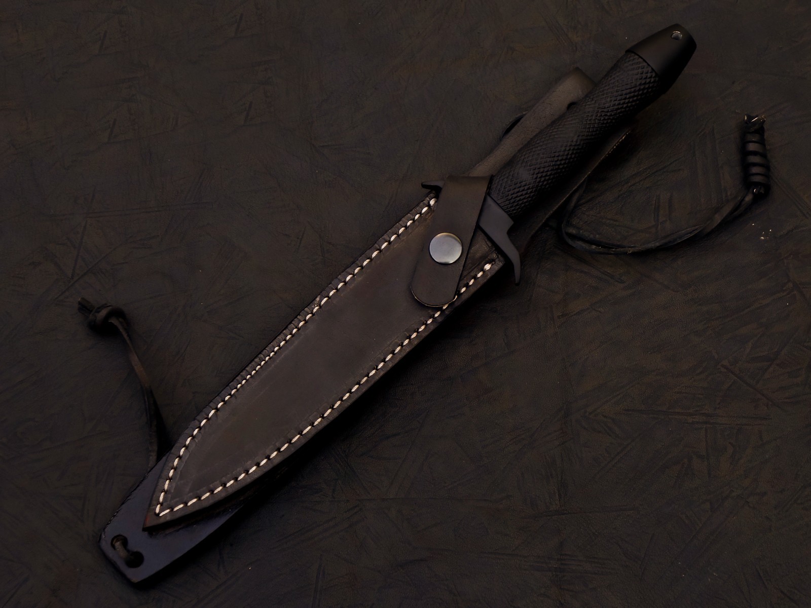 Hand Made Gerber MK-II Dagger REPLICA In 12C27 Steel w/checkered Aluminum Handle