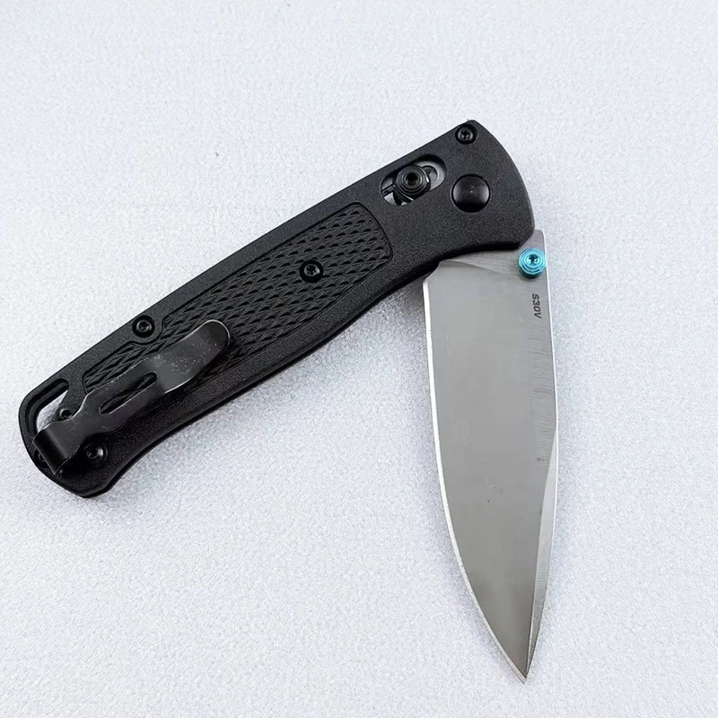 Benchmade Bugout CU535-SS CPM-S30V Drop-Point Black Grivory Handle Folding Knife