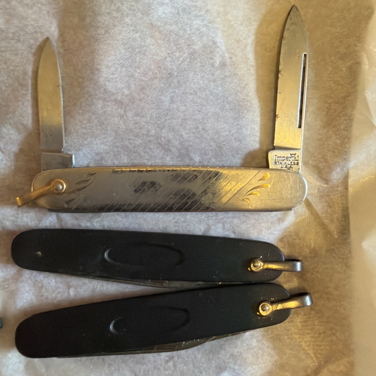 Lot Of 18 Vintage Imperial Pocket Knifes