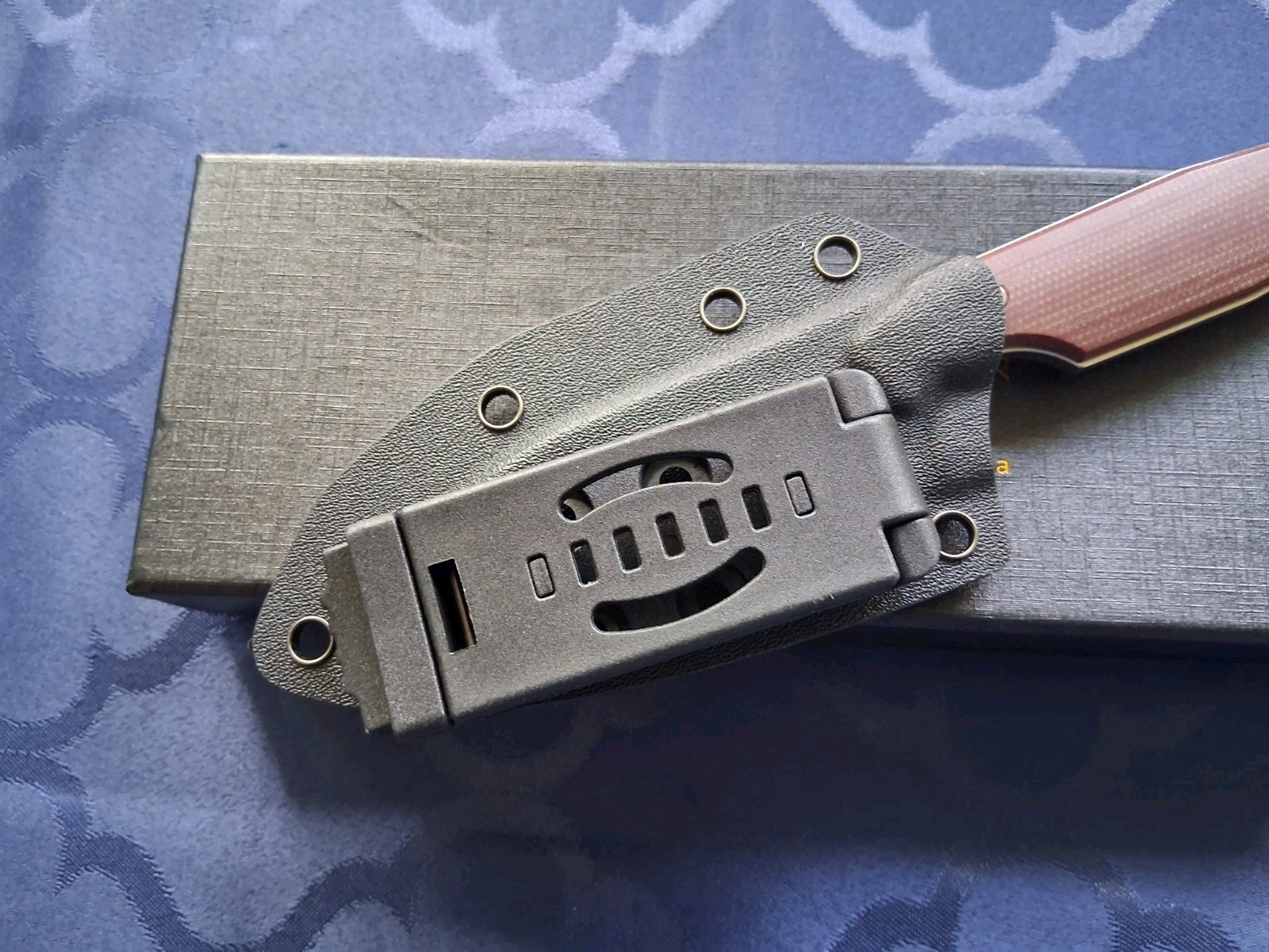 *NEW*🔥 TWO SUN-Fixed Blade/Brown Micarta Handle & D2 Blade TS616-D2 *US SELLER*