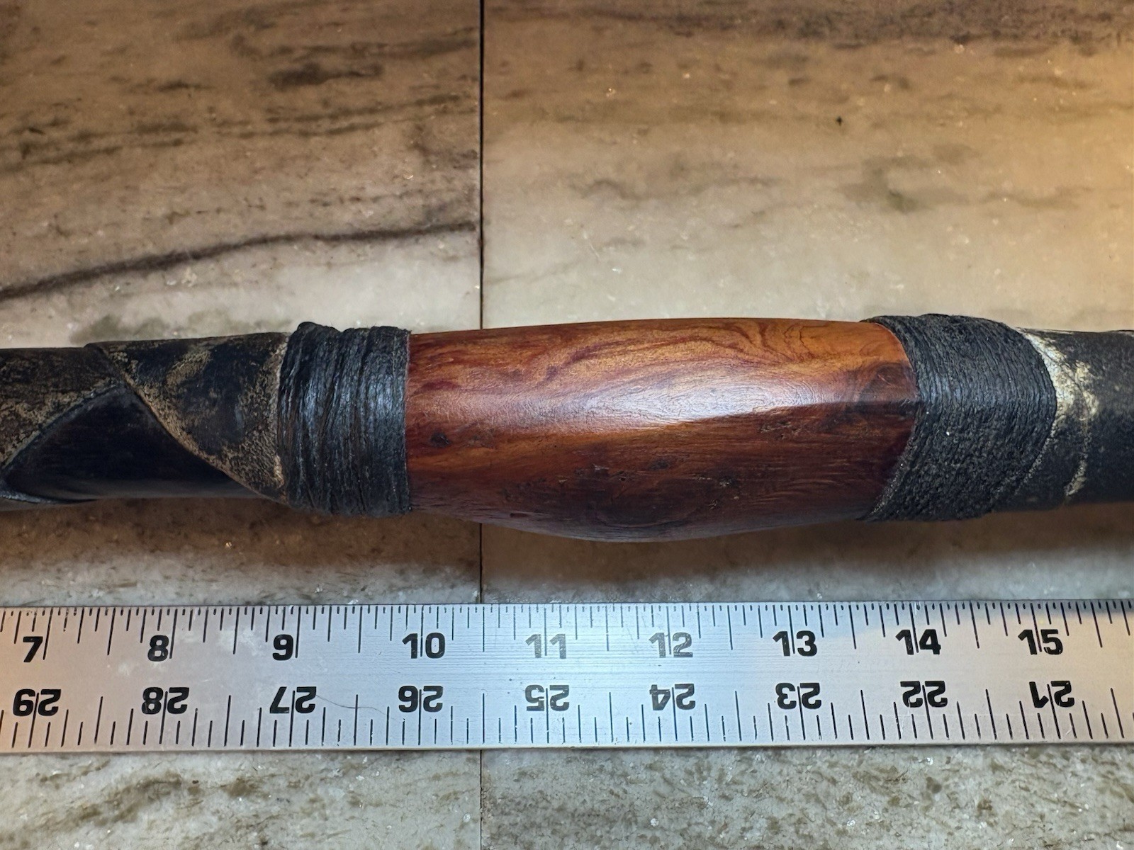 Fire Hardened Red Cedar Giant Woodpecker Effigy Two Handed Battle Club Crusher
