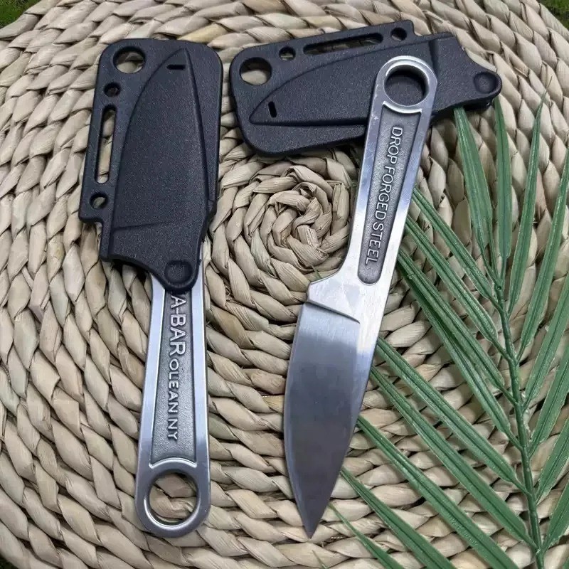 Wrench Fixed Knife 3″ Blade 425 Carbon Steel One Piece. Free Shipping.