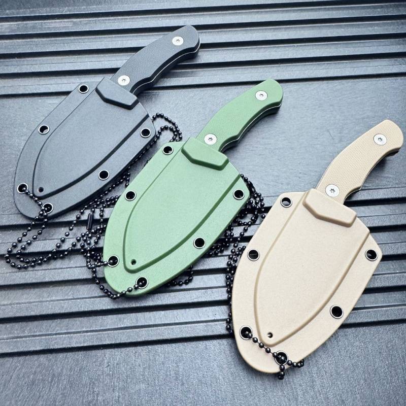 5.5″ Fixed Blade Neck Knife Tactical Hunting Knife Survival Military Fixed Blade