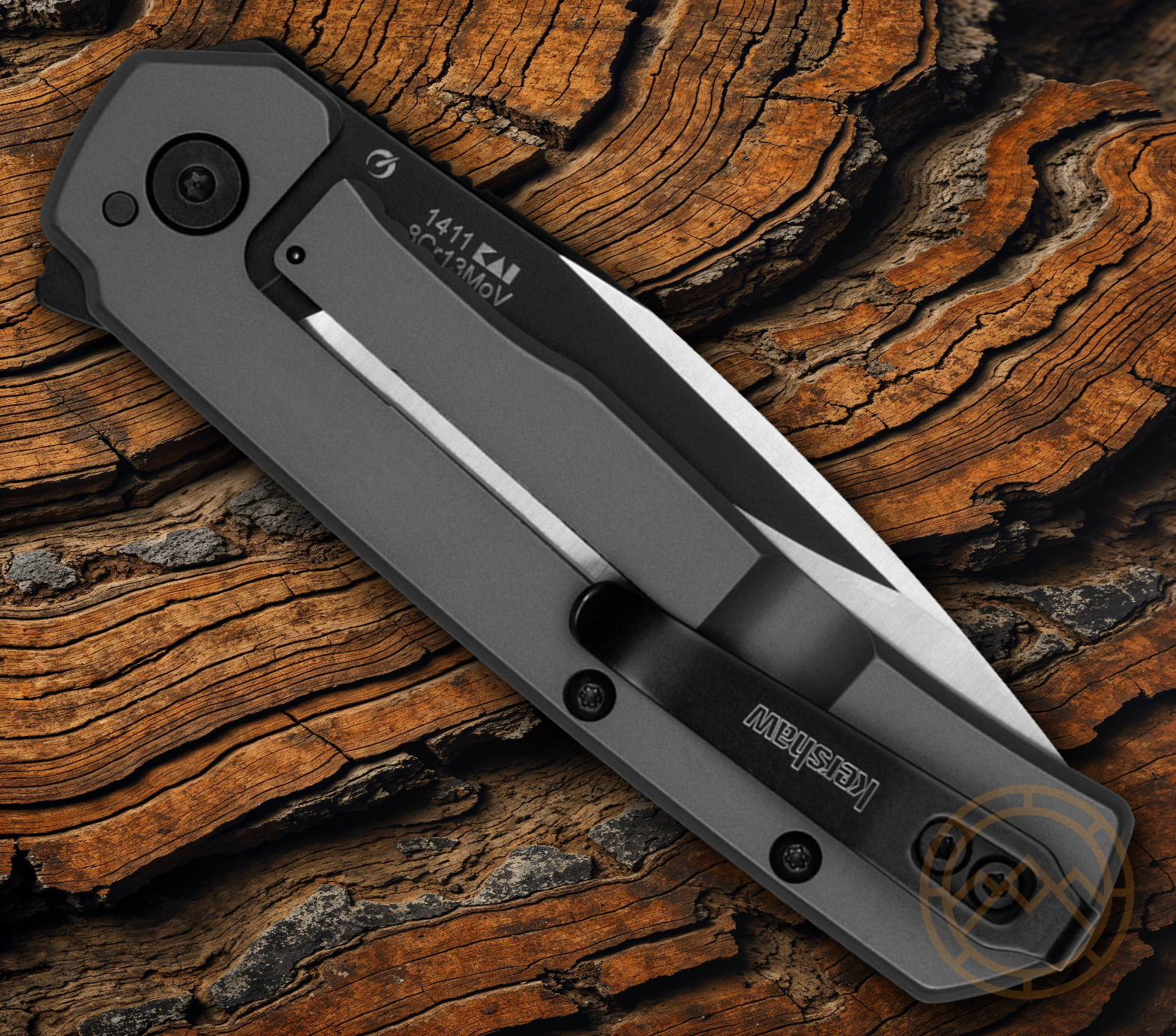 Kershaw Thermal Assisted Folding Knife 3″ 8Cr13MoV Steel Blade Stainless Handle