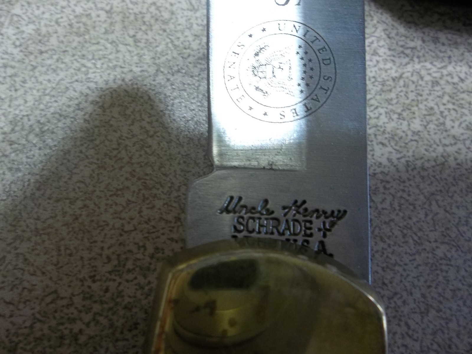 RARE Uncle Henry United States Senate LB7 Bear Paw Knife NEW