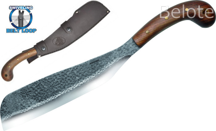 Condor TOOL & KNIFE 18″ VILLAGE PARANG Machete W/ Leather Sheath 60948 NEW