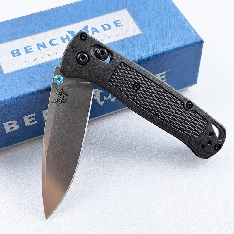 Benchmade Bugout CU535-SS CPM-S30V Drop-Point Black Grivory Handle Folding Knife