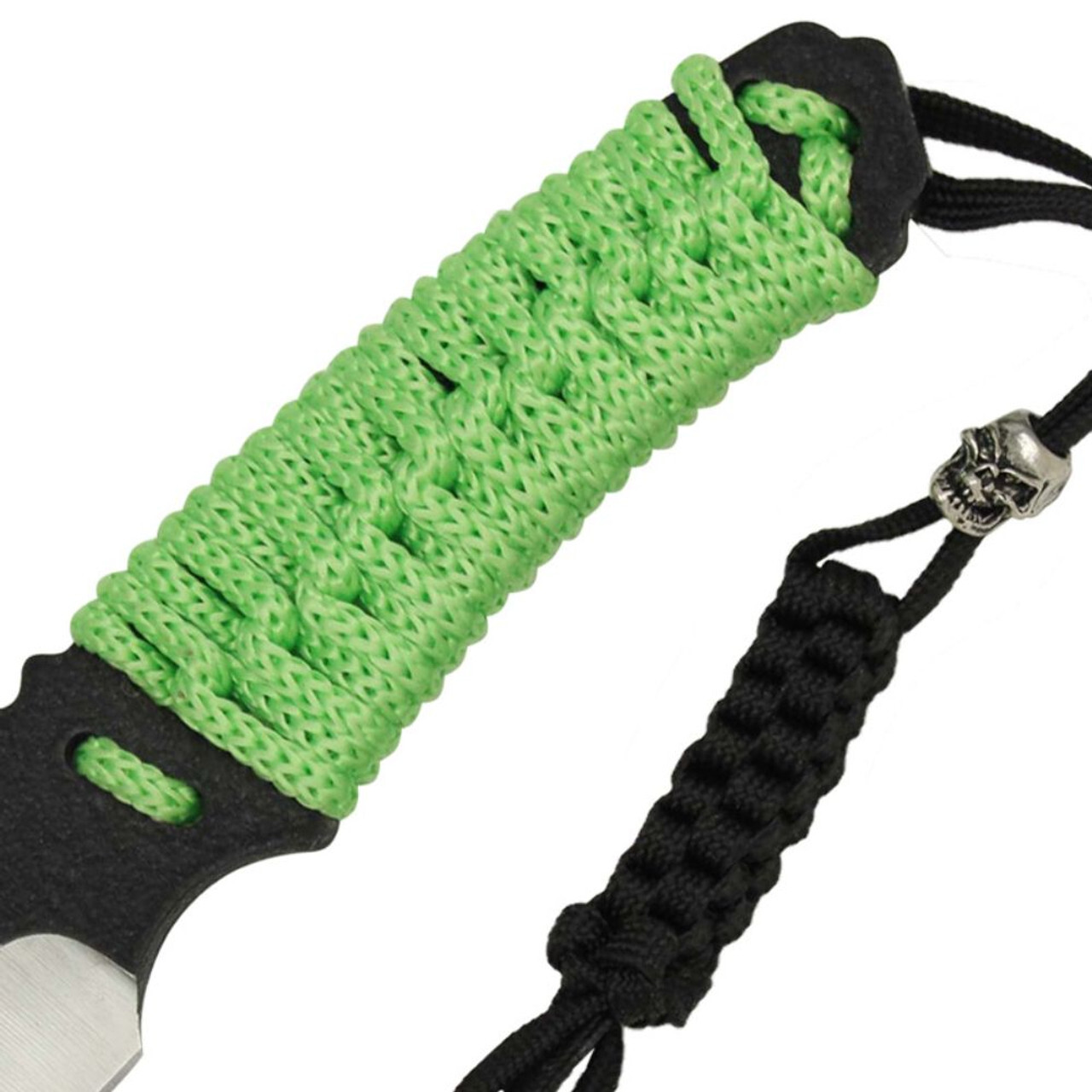 Killer Outdoor Emergency Anodize Steel Drop Point Knife – with Nylon Sheath