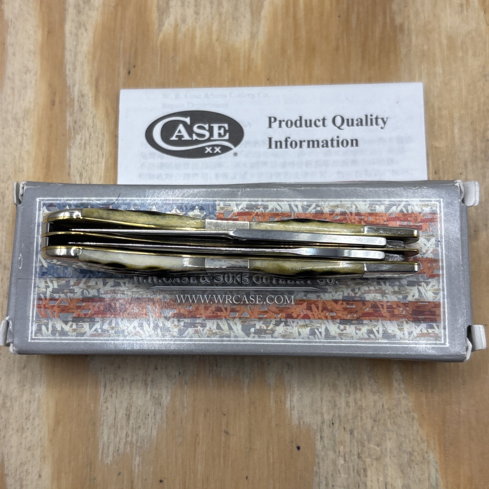 Case XX 2020 TB62110 Tony Bose Green Bone Cigar Band Saddlehorn Knife NIB