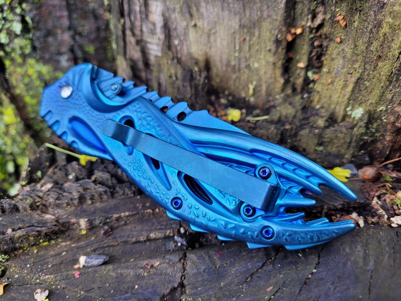 Unique Jose Negron Design Pocket Knife HawkBill Blade Manual Folder EDC 5.8oz.