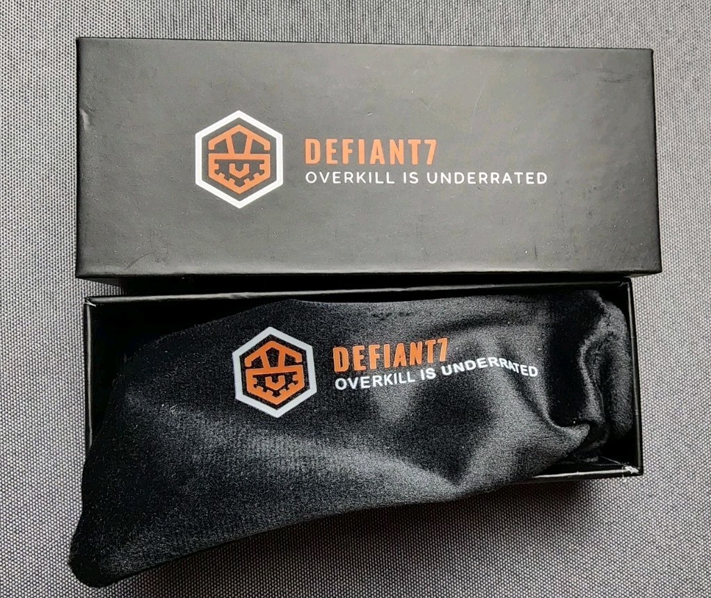 NEW! Defiant 7 / Les George – Talos – Manual Button Lock & MagnaCut Blade 🌟