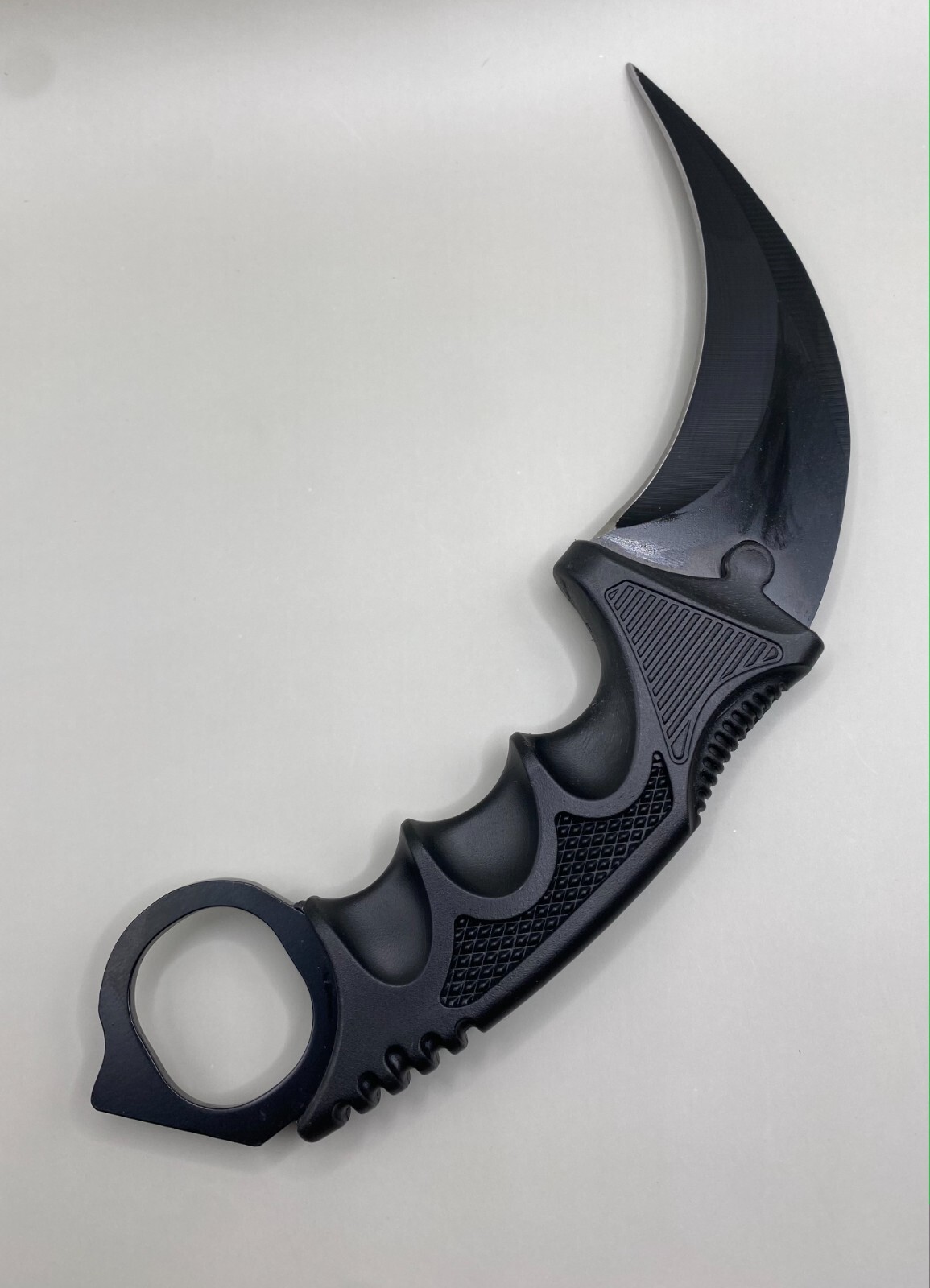 TACTICAL COMBAT KARAMBIT NECK KNIFE Survival Hunting BOWIE Fixed Blade w/ SHEATH