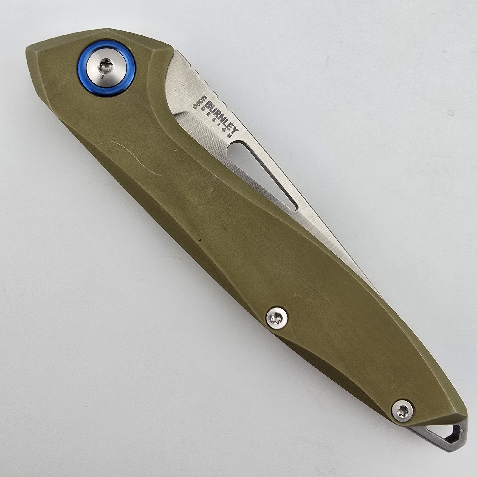 MKM Cellina Folding Knife Drop Point M390 Bronze Titanium Slip Joint MY02-TBR