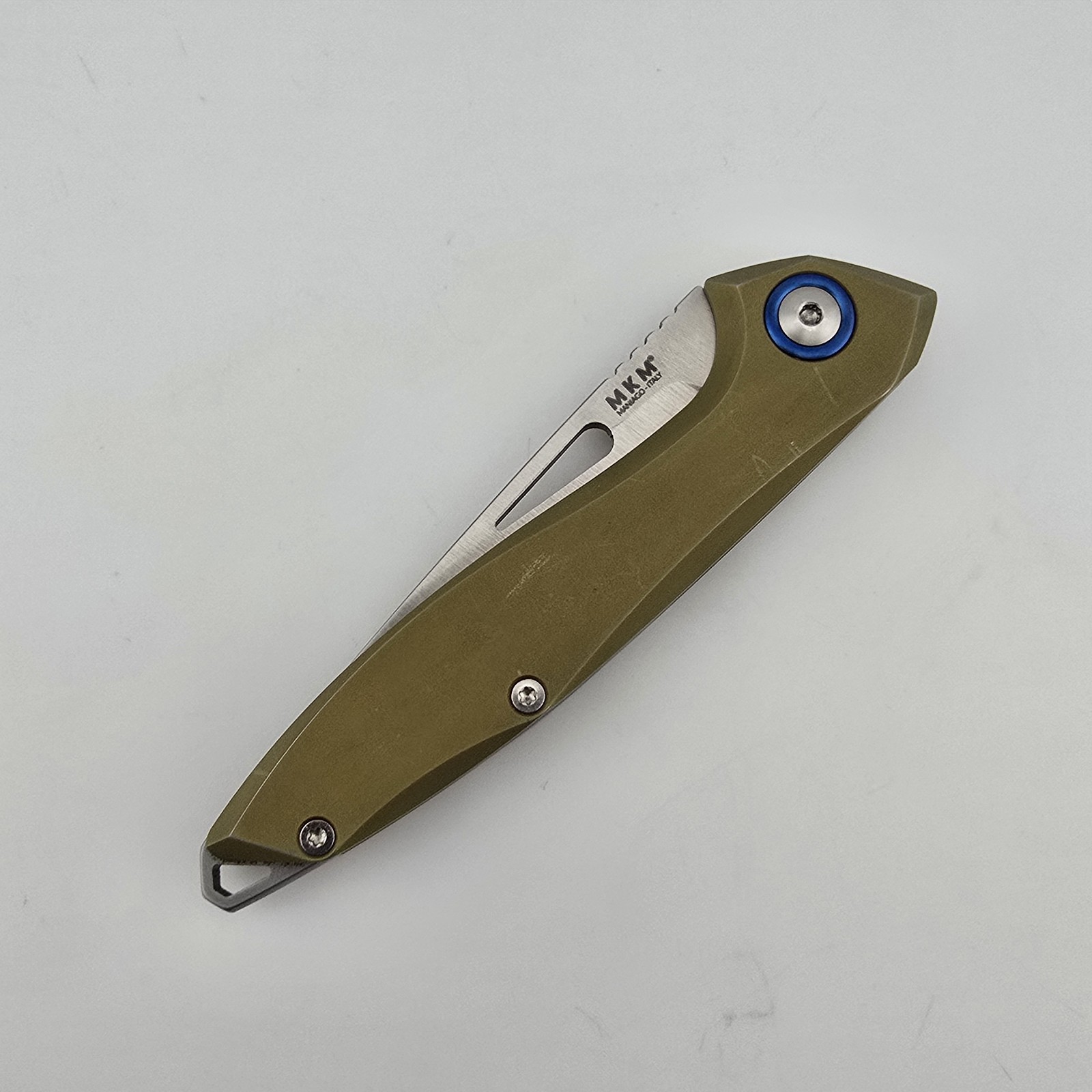 MKM Cellina Folding Knife Drop Point M390 Bronze Titanium Slip Joint MY02-TBR