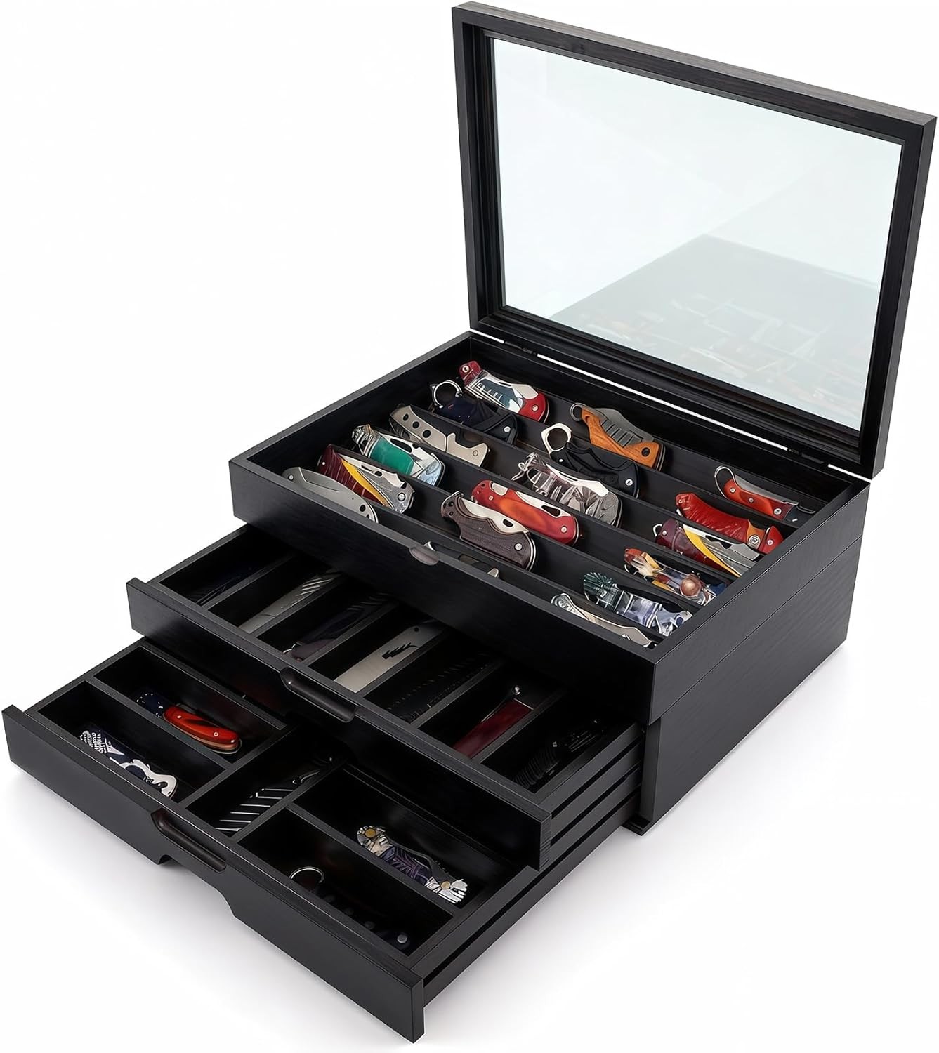 Wood Pistol Rack for Gun Safe – Handgun & Revolver Storage – Gun Safe Organizer