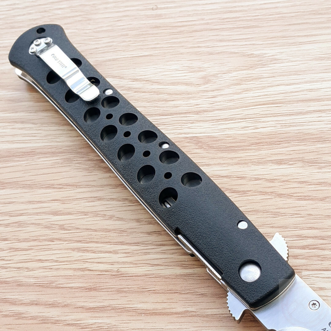 Cold Steel Ti-Lite VI Folding Knife 5.88″ AUS-8A Steel Blade Black Zytel Handle