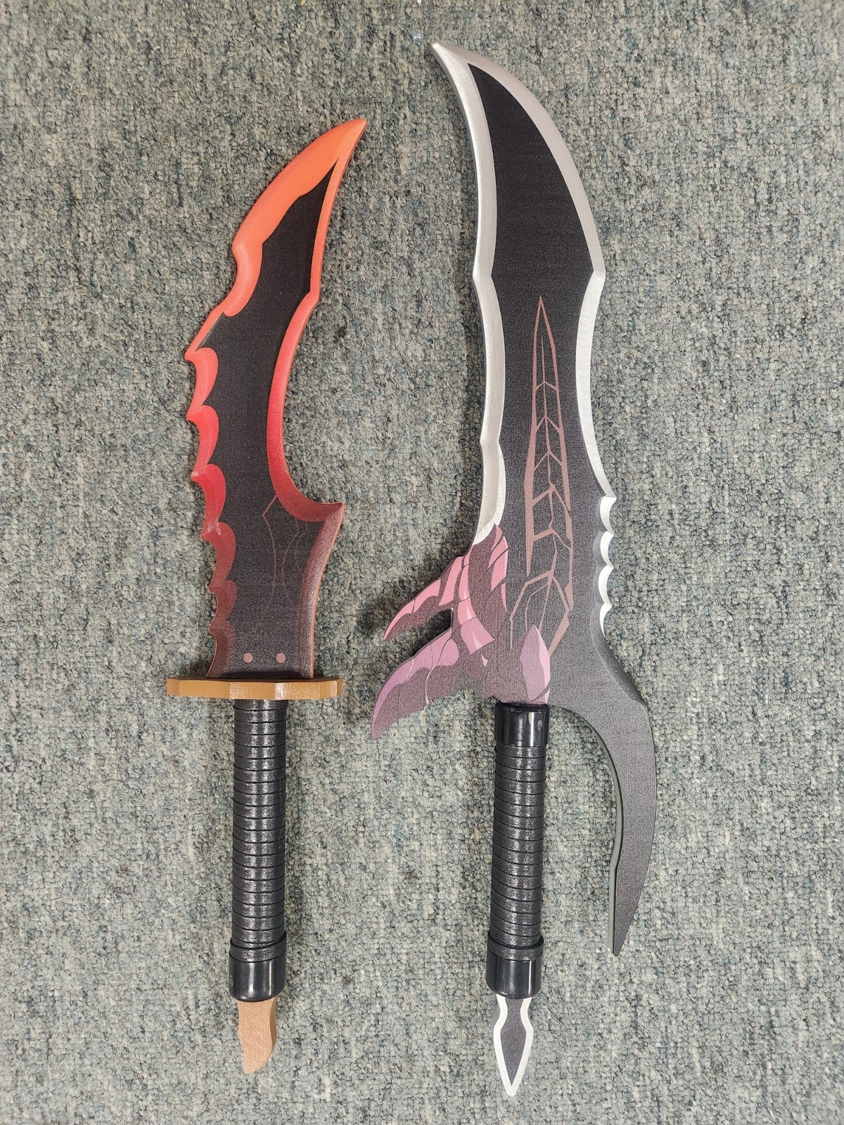 Sung Jin-woo Cosplay Knives Knife Dagger Sword Prop Roleplay Set US Seller