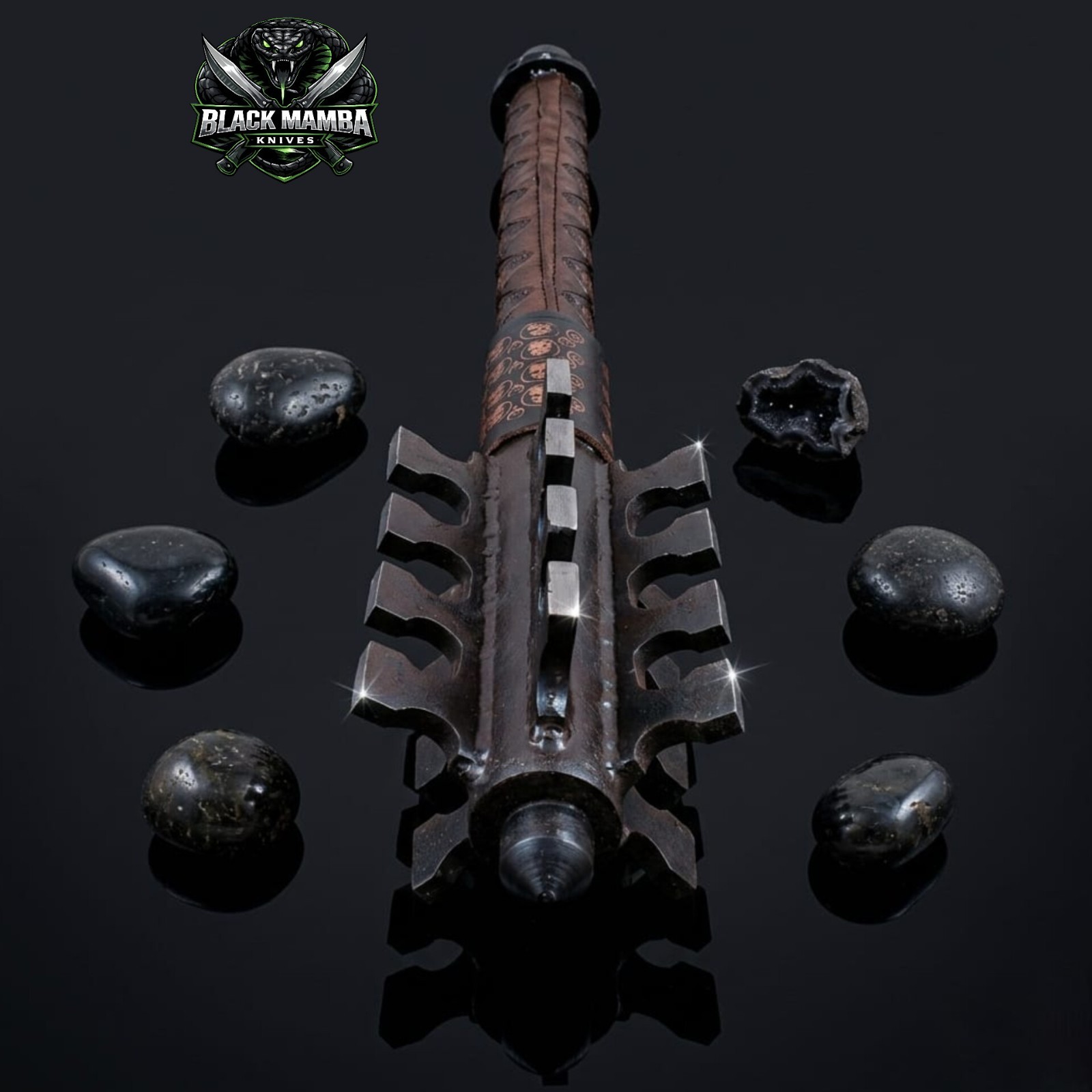 Premium Gothic Style Decorative Mace 18 Inches Vintage Finish Steel Art Collecti