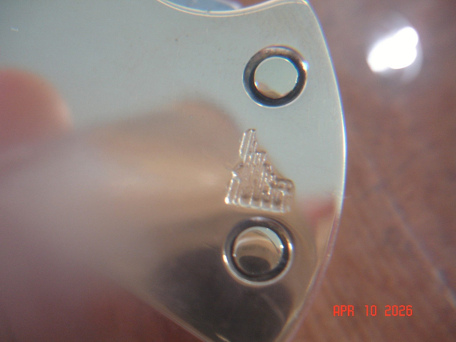 JOE HOUSER CUSTOM BUCK KNIFE 110 HUNTER BRASS INSIDE OUT DP 2024 BOS S30V BLADE
