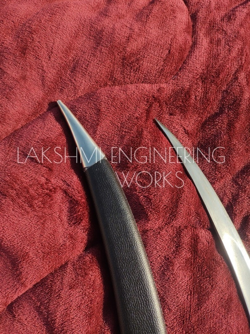 GOLIYA SWORD,Punjabi HandForged GOLIYA SWORD, Sarabloha Kamani Blade, Mild Steel