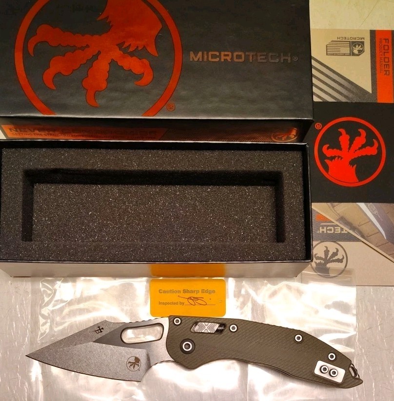 New Microtech Manual Stitch Ram-Lok 3.65″ Bohler M390MK SW Spear Pt OD Green G10
