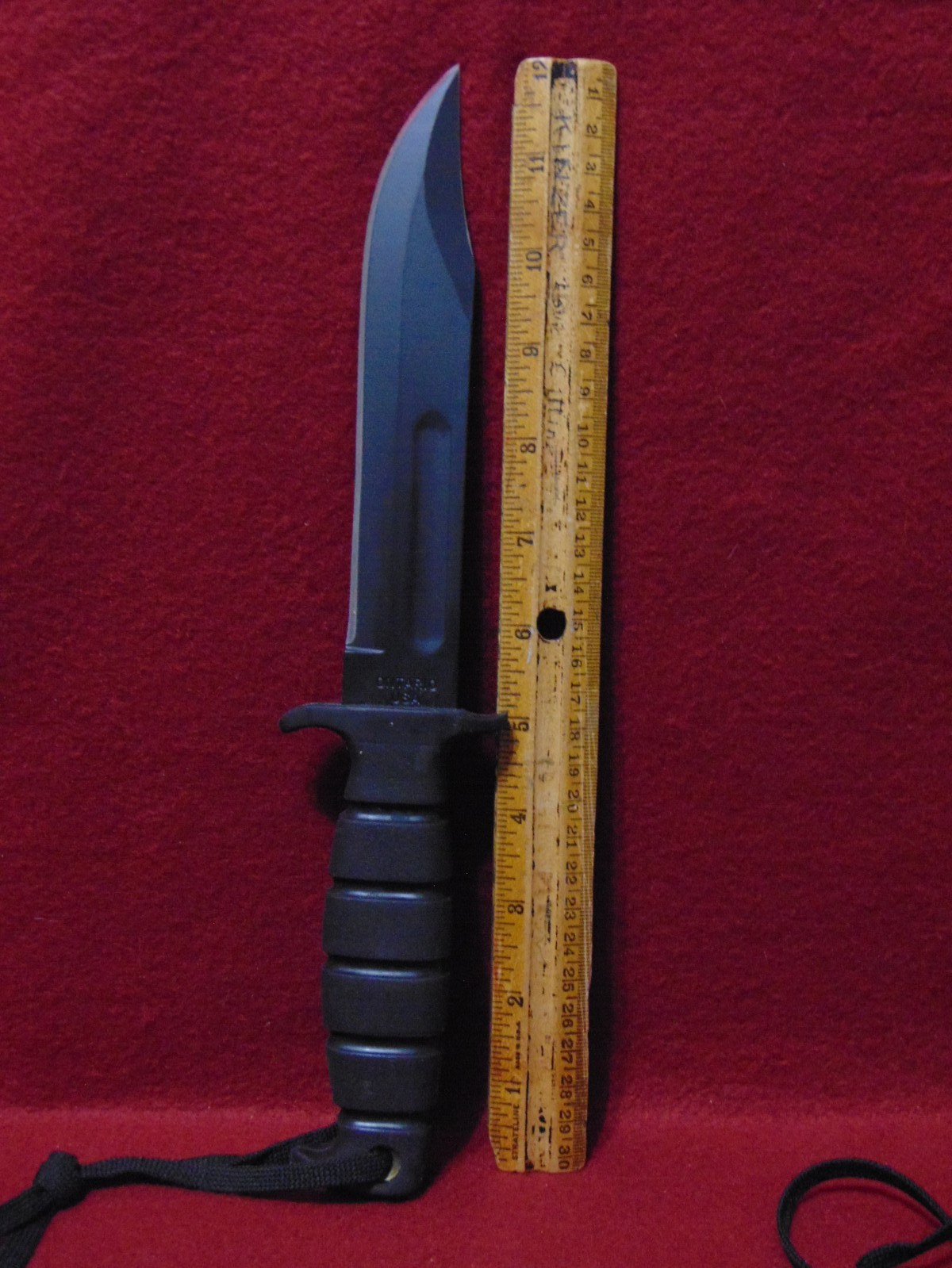 SPEC PLUS SP1-95 MARINE Knife w/ Original Sheath and Box! Ontario, USA NEW!