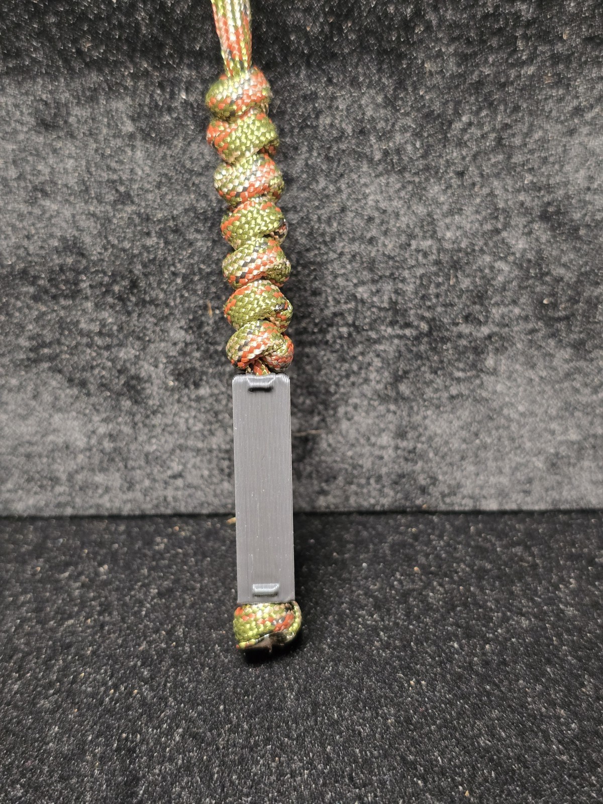 «Glock» EDC Folding/Fixed Knife Zipper Pull Paracord Lanyard 3d Printed Bead