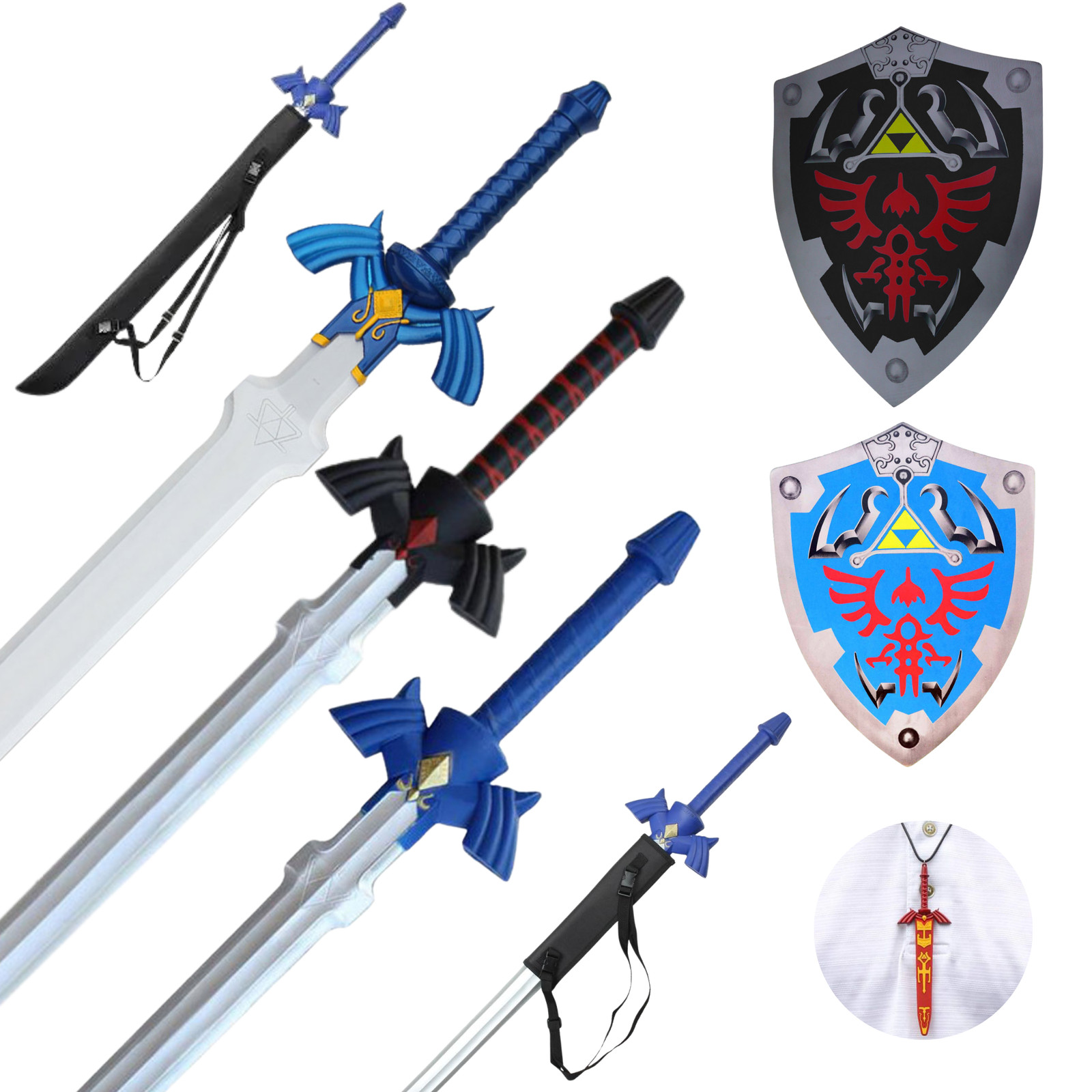 Legend of Zelda Skyward Link Master Shields & Swords Collection Costume for LARP