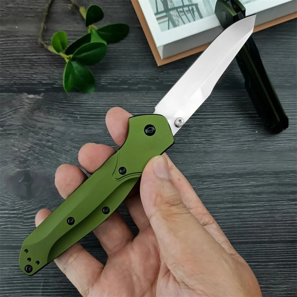 9400 Folding Pocket Knife D2 Steel Blade Aluminum Handle EDC Survival Camping
