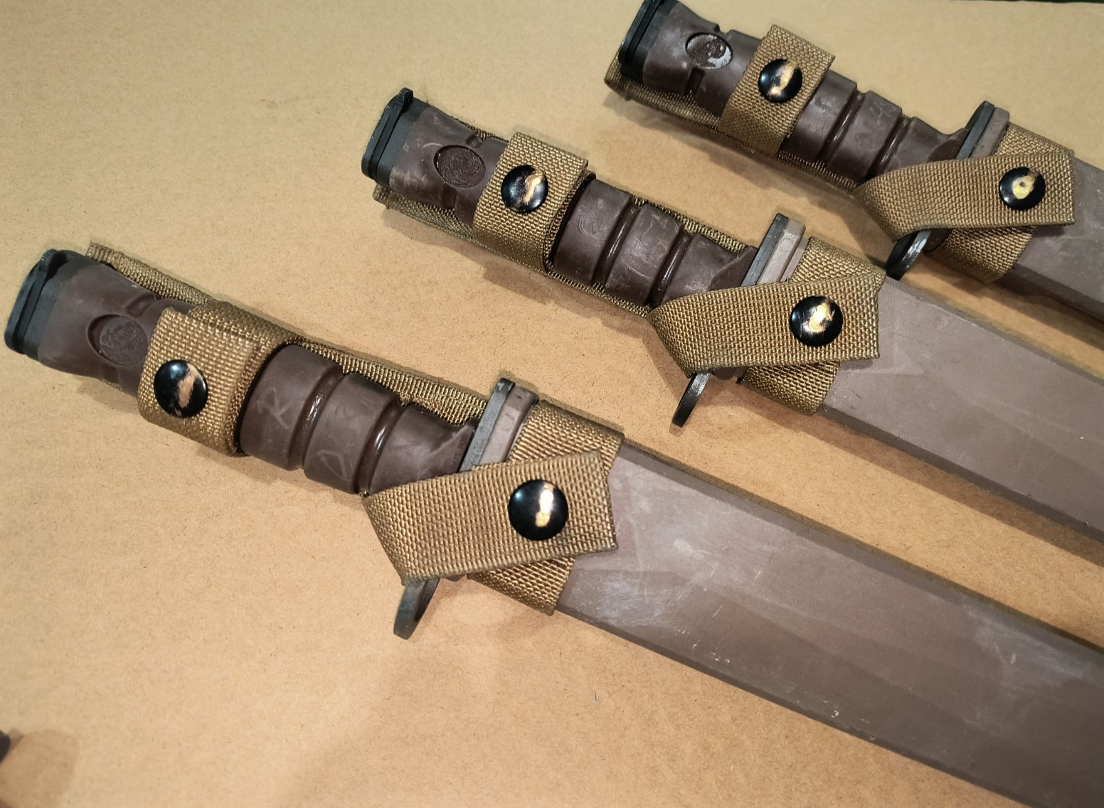 Vintage OKC3S Knife USMC Marine Corps Bayonet Ontario Knife Co & Scabbard