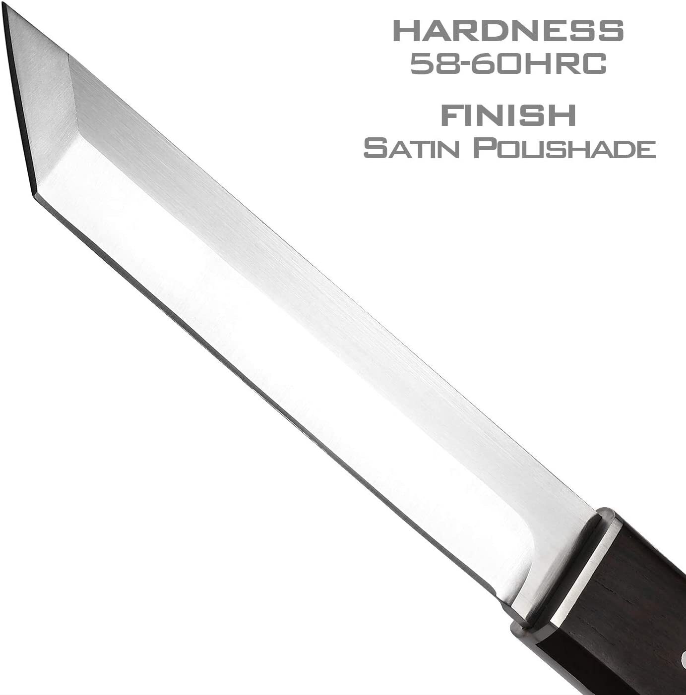 Stainless Steel Fixed Blade Outdoor Knife Japanese Style Katana Camping Knife