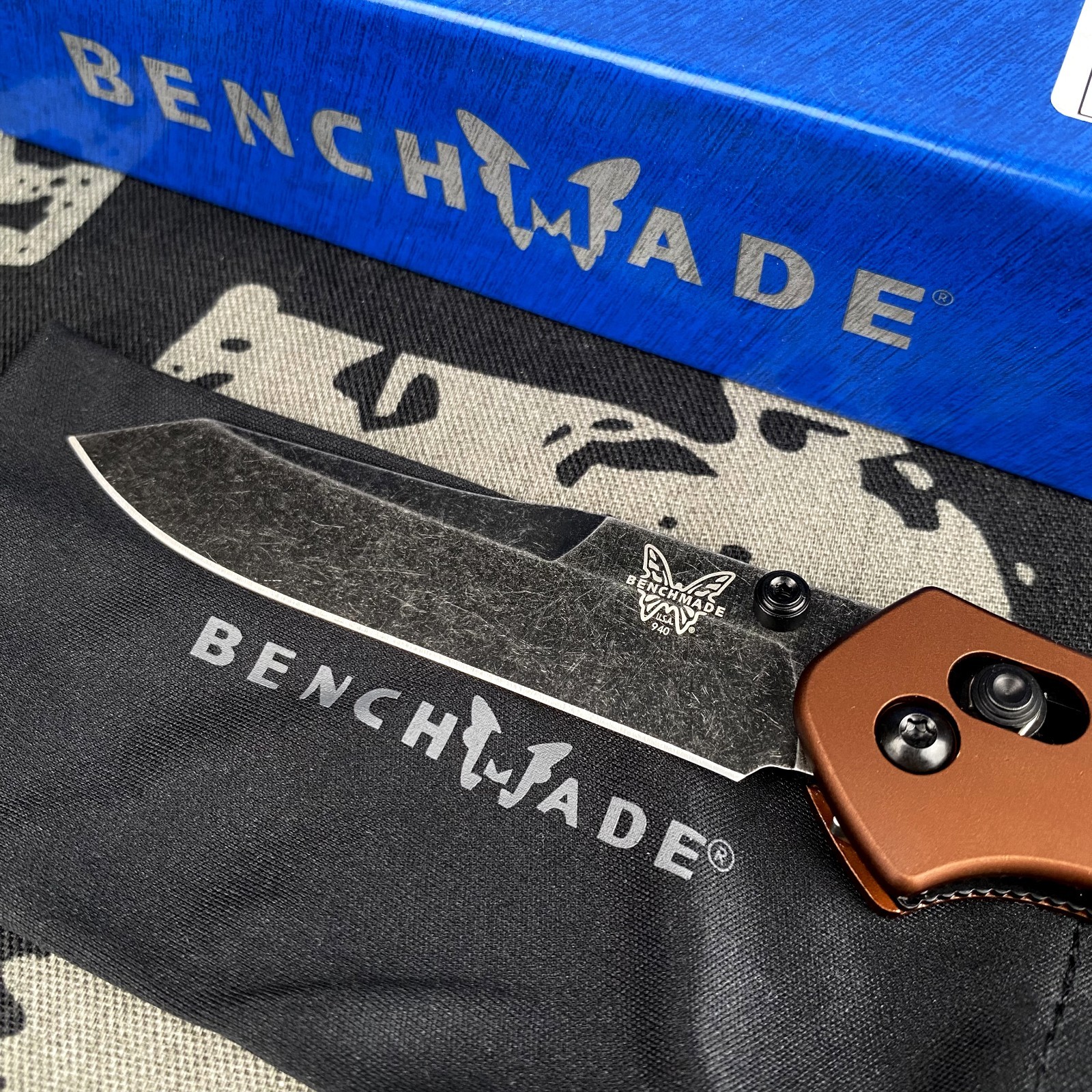 Benchmade 940BK-03 Osborne Burnt Copper Aluminum MagnaCut Blade Folding Knife