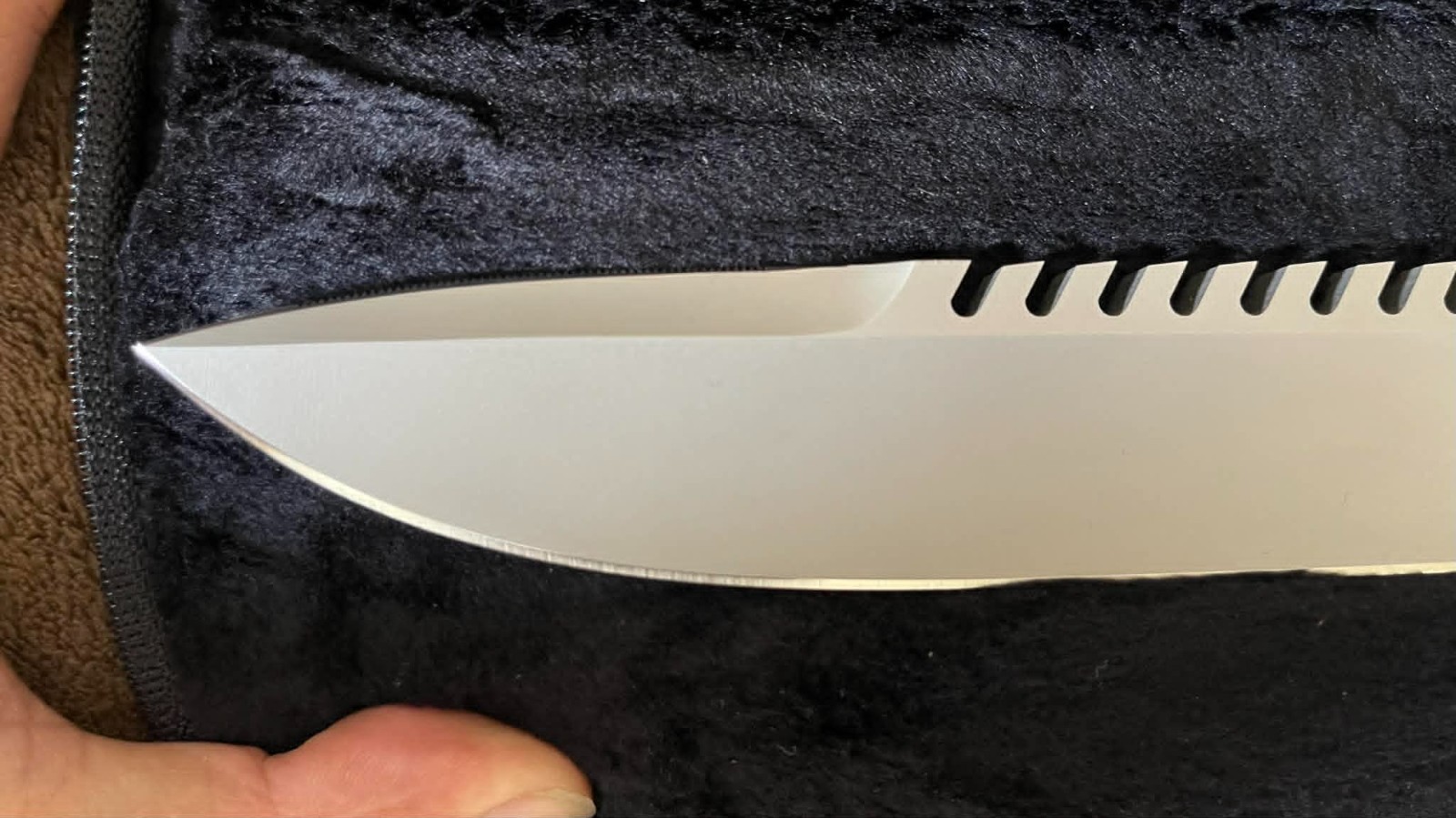 Custom Vaughn Neeley SA Survival Knife w/ Leather Sheath Timberline