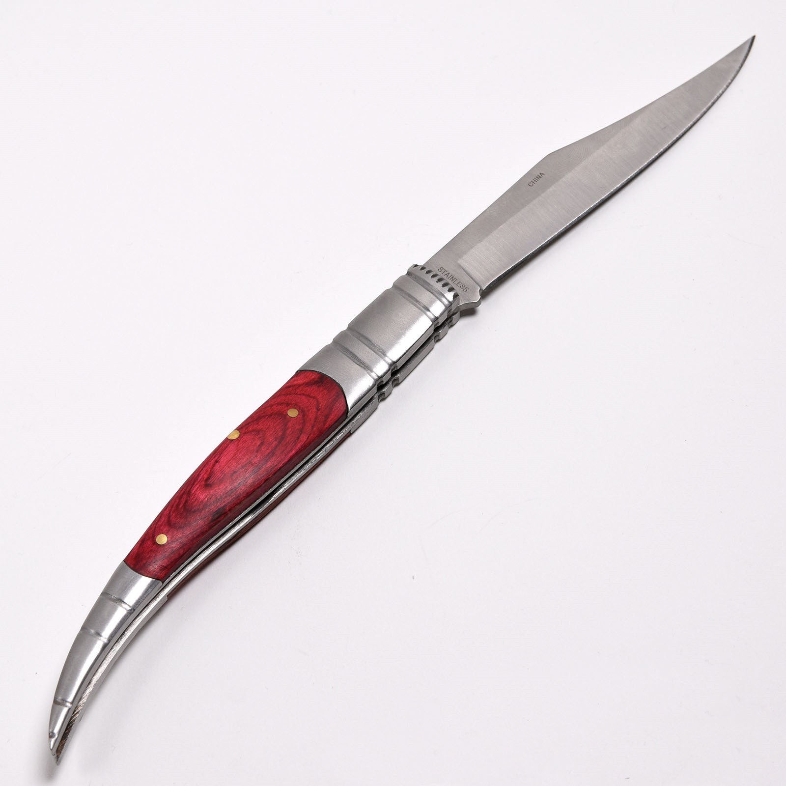 Spanish Toothpick 5″ Paring Fruit Knife Folding Pocket Wood Handle NEW