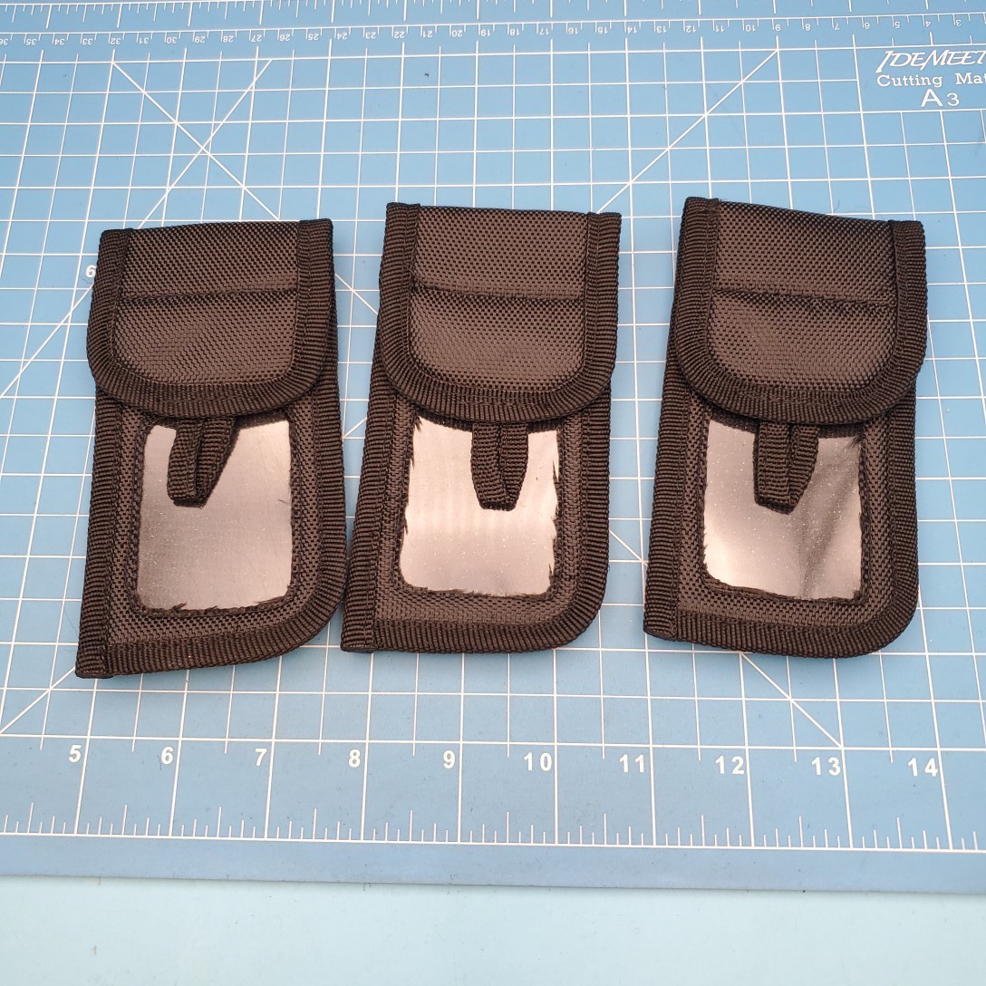 Folding Blade Knife Sheath Black Nylon Belt Pouch Case 5.5″x4.75″