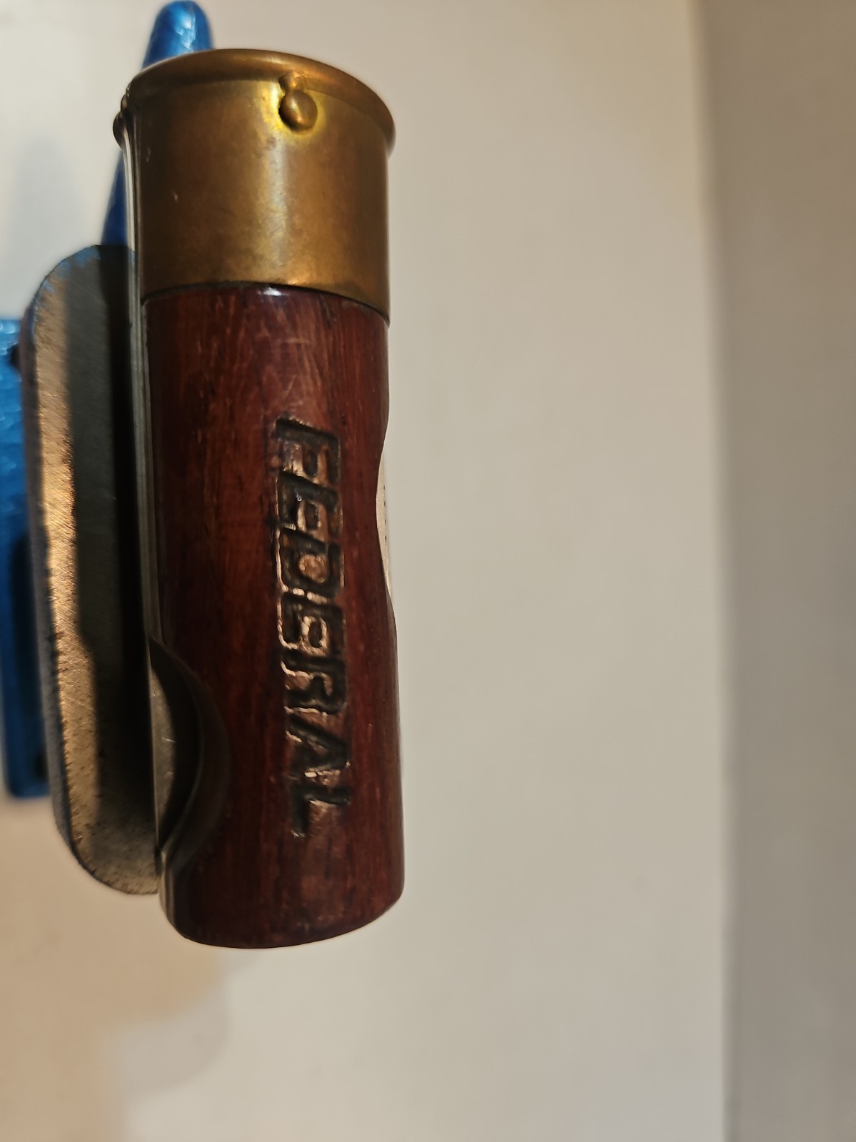 VINTAGE FEDERAL 12GA PHEASANT HUNTING FIGURAL SHOTGUN SHELL LOCKBACK KNIFE TOOLS