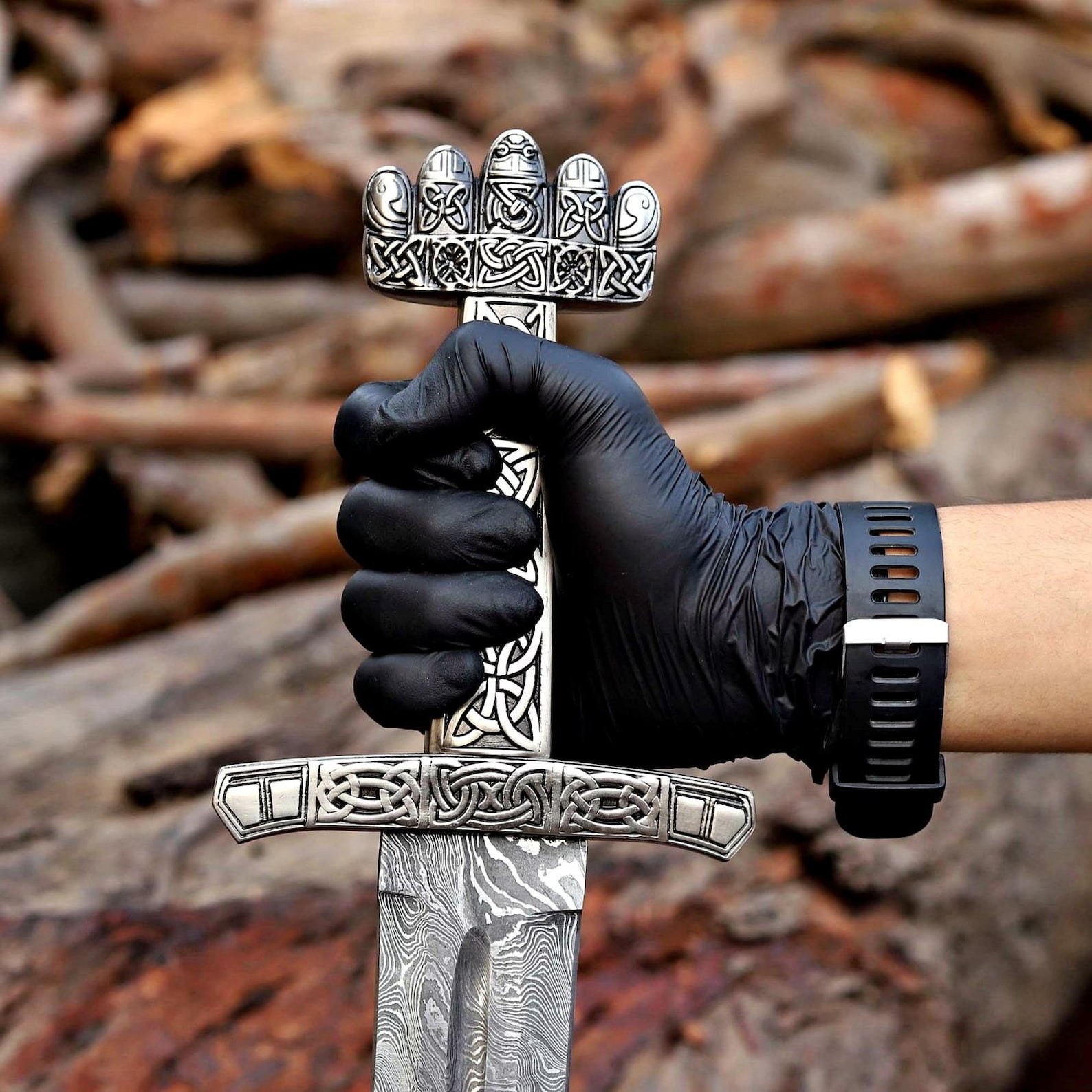 Handmade Ragnar Viking Sword Norse Sword Replica Sword Historical Collectible