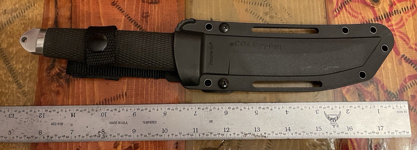 Cold Steel Master Tanto Fixed Knife 6″ CPM-3V Carbon Steel Blade Black Handle