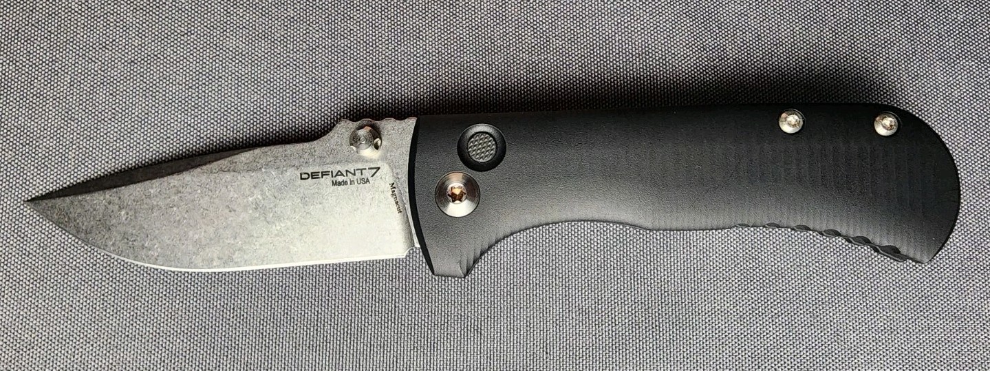 NEW! Defiant 7 / Les George – Talos – Manual Button Lock & MagnaCut Blade 🌟