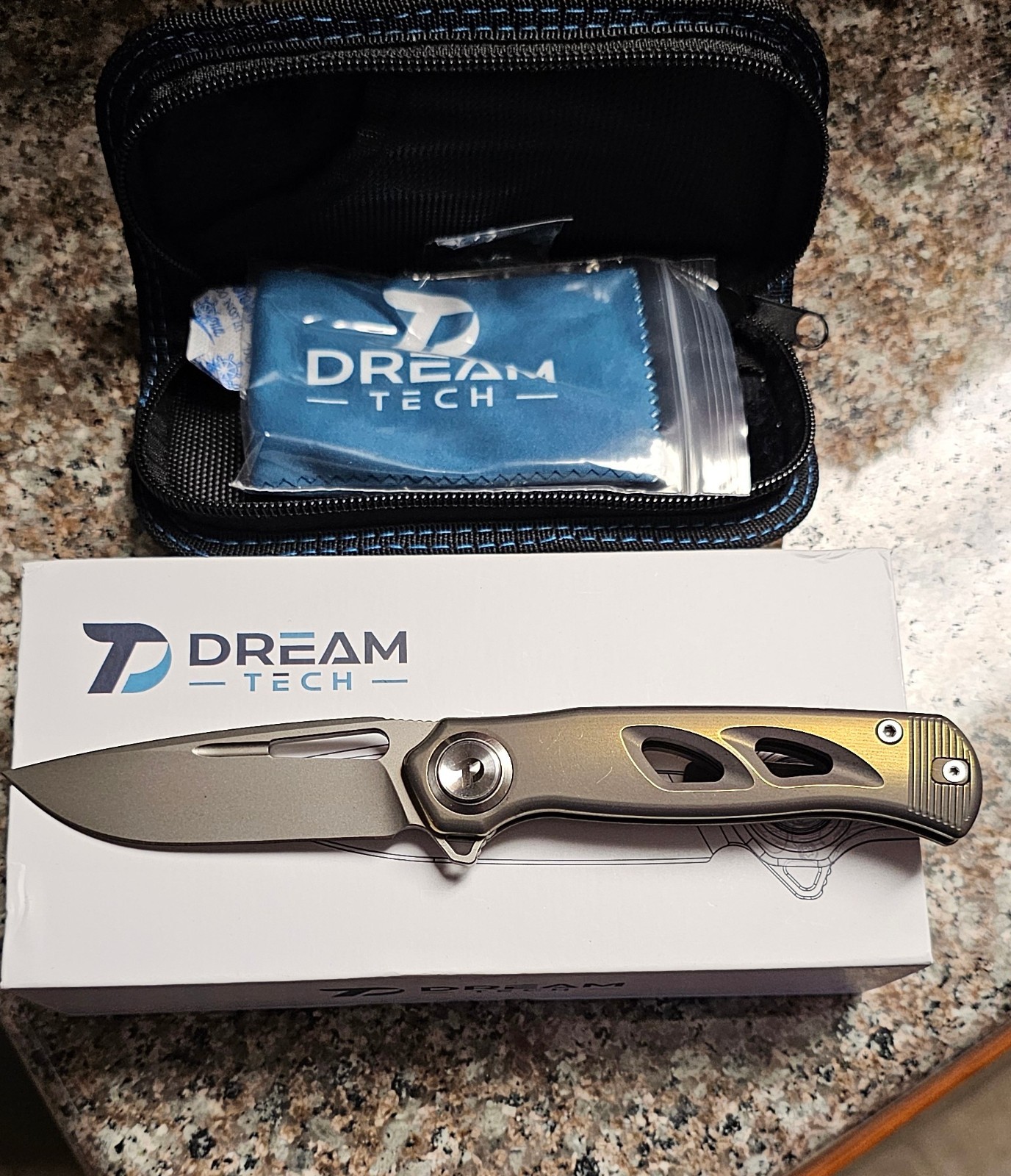 Dreamtech M390 Drop Point Bronze Titanium