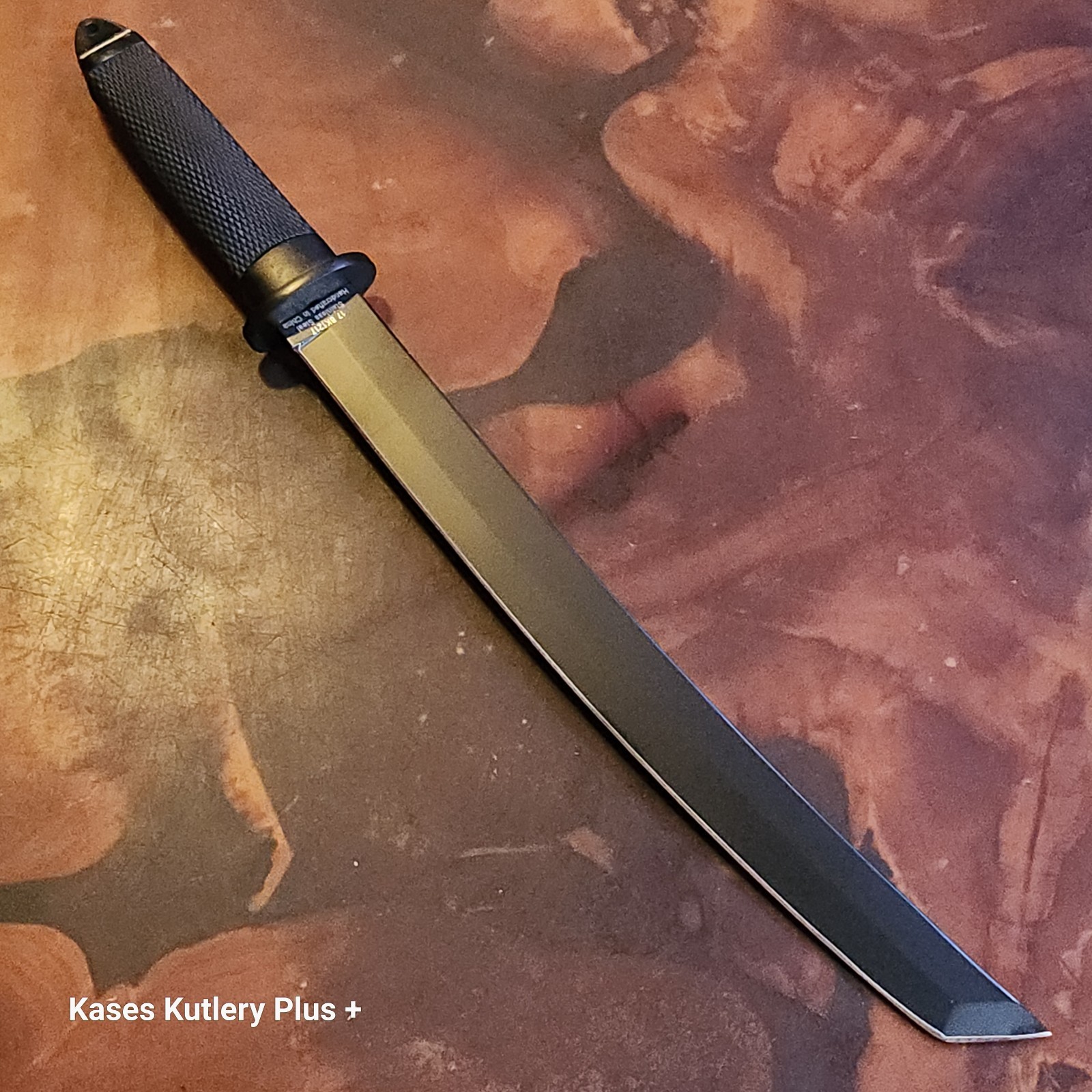 Bud K BK1217 Katana Fixed Blade Knife W/Sheath 16.5″ Overall Tanto SS China