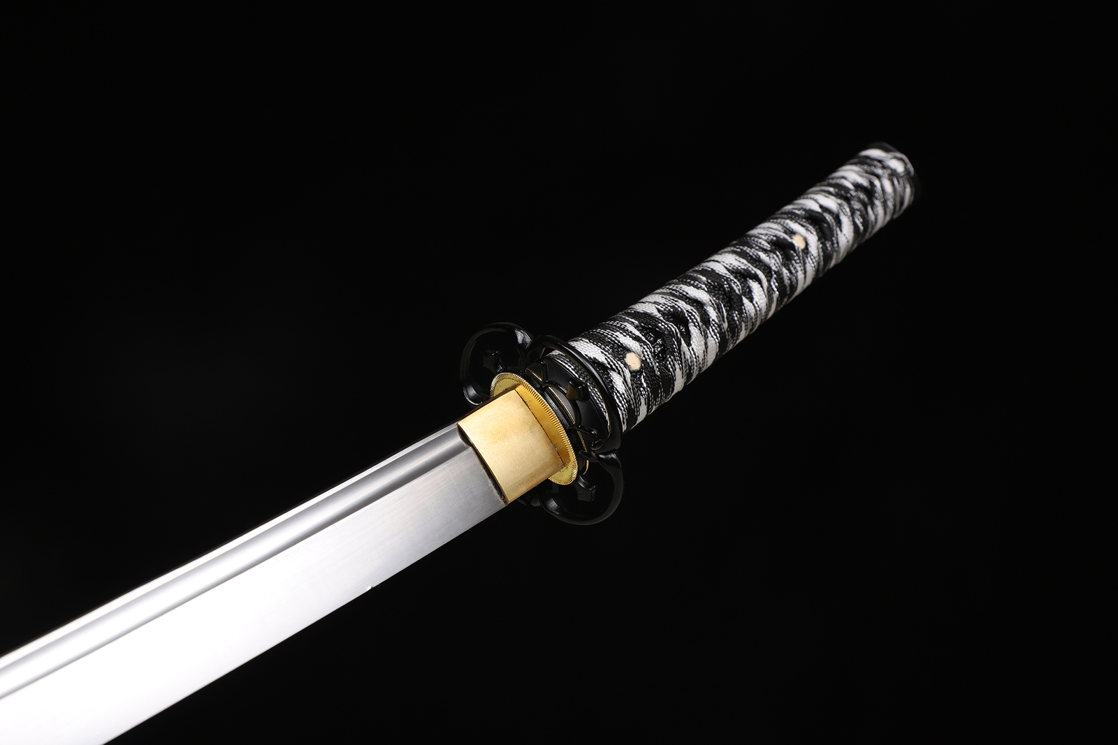 Polished Japanese Katana Samurai Sword Full Tang 9260 Spring Steel Razor Sharp