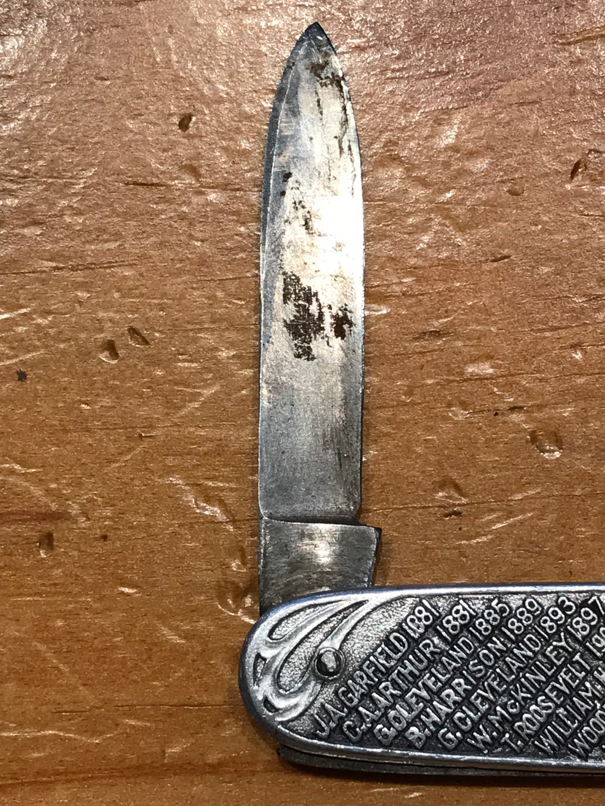 VINTAGE TWO BLADE D. PERES SOLINGEN PRESIDENTS THE UNITED STATES POCKET KNIFE